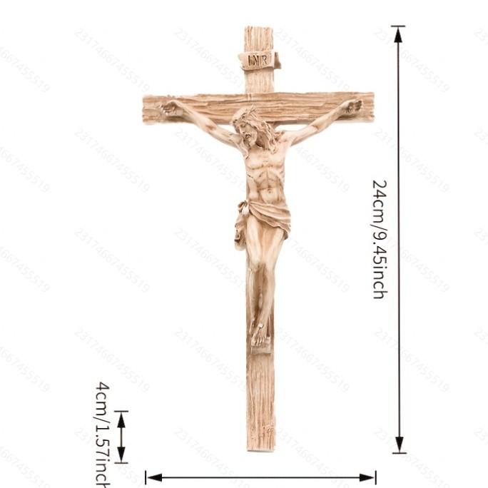 Easter Cross Home Office Desktop Resin Ornaments Holiday Decoration Resin Crafts