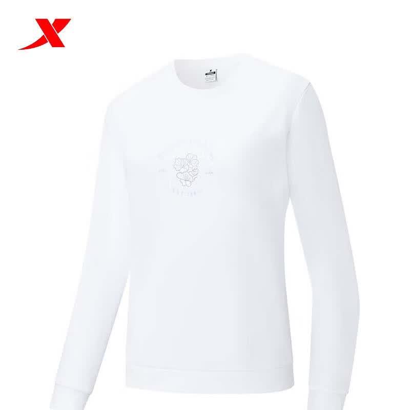XTEP Women s Fleece-Lined Crewneck Sweatshirt XS