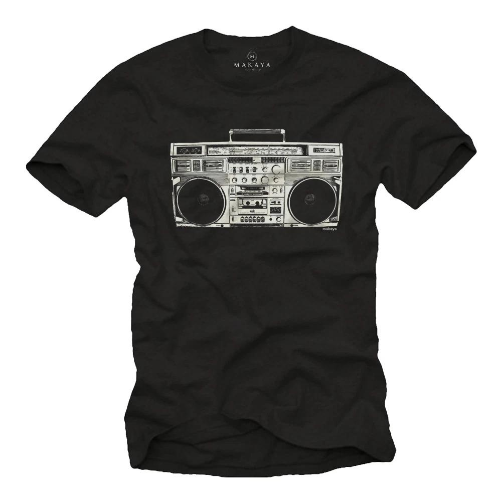 HIP HOP MENS T SHIRT rap/graffiti/obey/hipster/swag/music/boombox/ghettoblaster XL