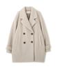 Proportion Body Dressing Cocoon Loop Beige Women's Coat,
