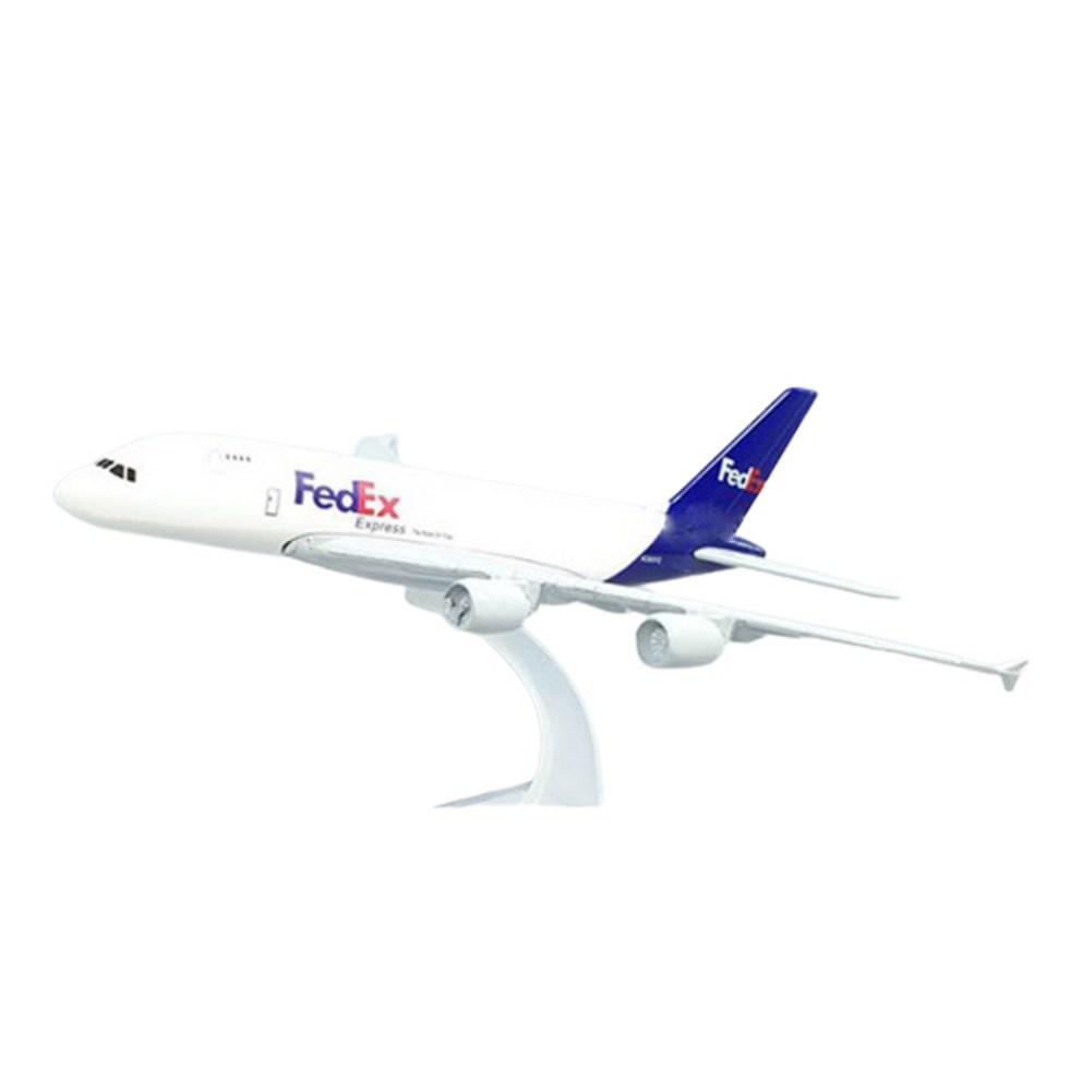 Premium Diecast Model Airplane - FedEx A380 (16cm Scale)
