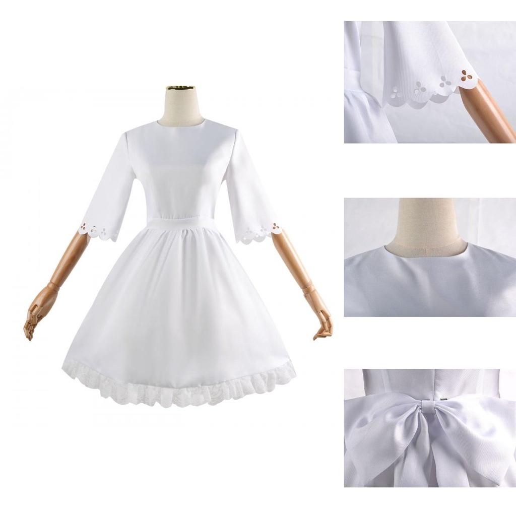 Striking Spy×family Anya Forger Cosplay Costume White Dress