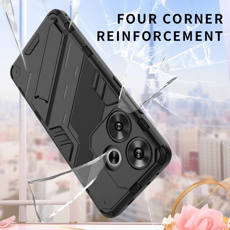 For Xiaomi Redmi Turbo3 Case Armor Shockproof Phone Case For Redmy Turbo3 Turbo 3 RedmiTurbo3 5G Car Magnetic Holder Back Cover