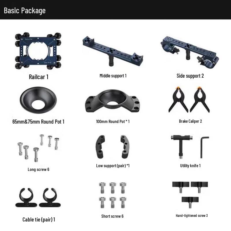 MOVMAX MiniDolly Lightweight Camera Dolly Slider System