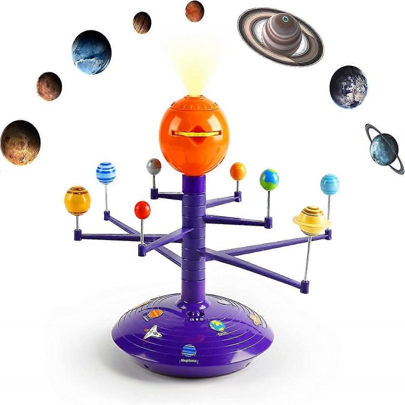 Solar System For Kids, Talking Astronomy Solar System Model Kit, Planetarium Projector With 8 Planets Space Toys For Boys And Girls
