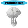 Artificial Rose Faux Bouquet White for Bohemian Outdoor Wedding White Flower Bridal Bouquet Wedding Props