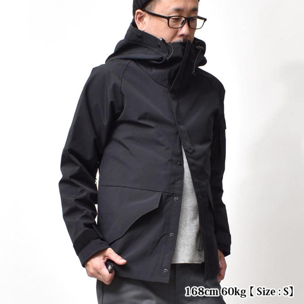 Nylon jacket outerwear [Houston] men's (American casual/military jacket/water repellent) (M size/black)