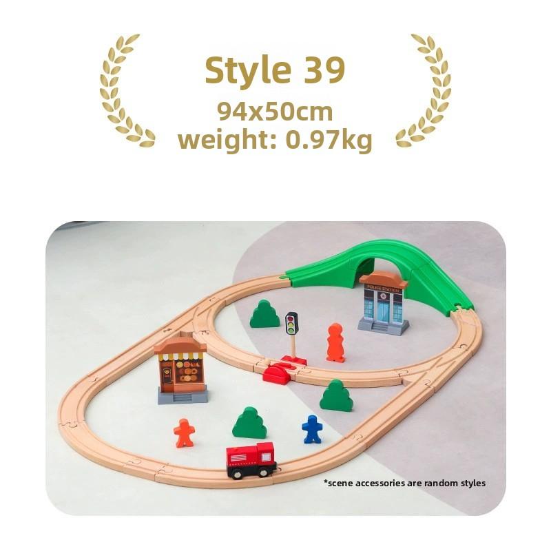 High-Quality Multiple High-Quality Wooden High-Quality Train High-Quality Track Collection Kit Play Sets High-Quality For High-Quality Children