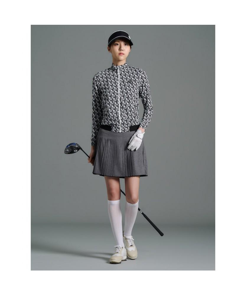 BEANPOLE GOLF [B_Under] Women'S Fine Pleated Contrast Hem Culottes - Gray