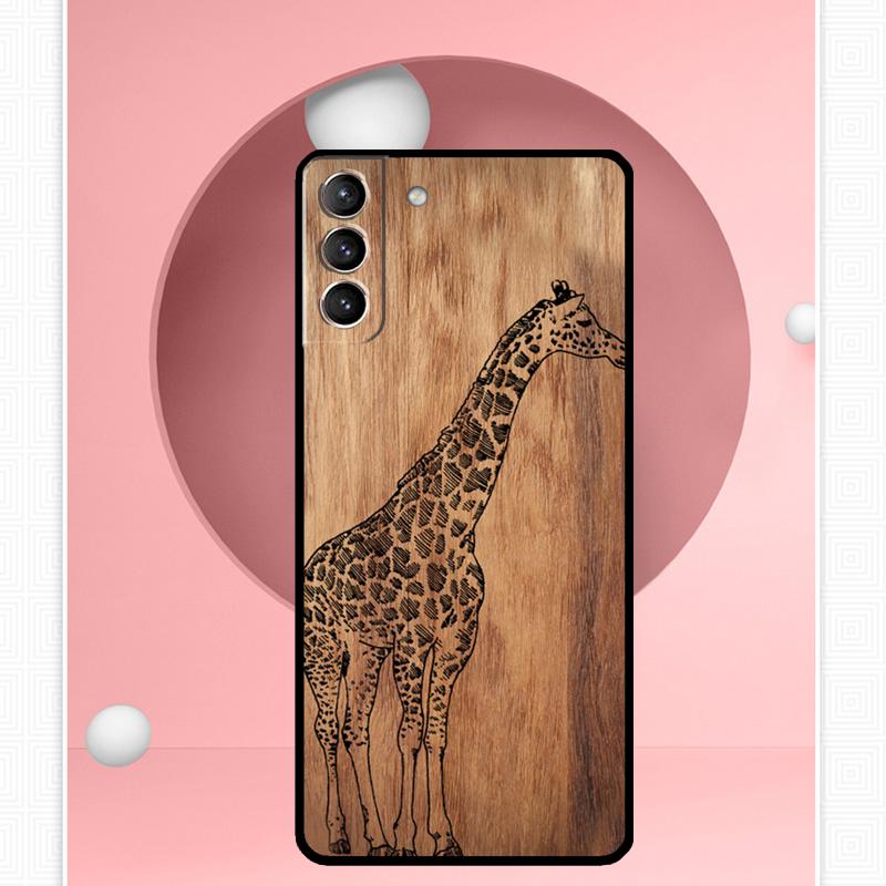 Natural Bamboo Wood Pattern Print Case For Samsung Galaxy S25 Ultra S20 S21 S22 S23 S24 Ultra S9 S10 Plus S25 FE Cover Funda