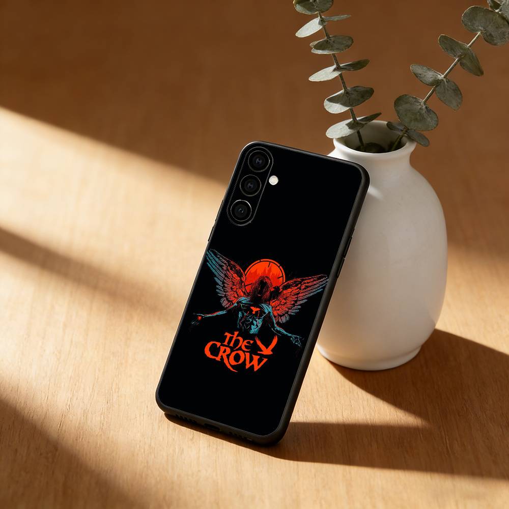 Thriller T-THE-C-CROWS Phone Case For Samsung Galaxy A20,21s,22,31,32,52,53,72,73,80,91 Soft Black Shell