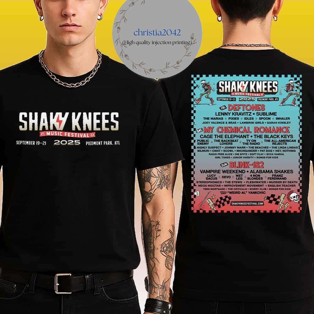 Shaky Knees Fest Music Festiva - Atlanta GA On September 19-21 T-Shirt Unisex T-Shirt M