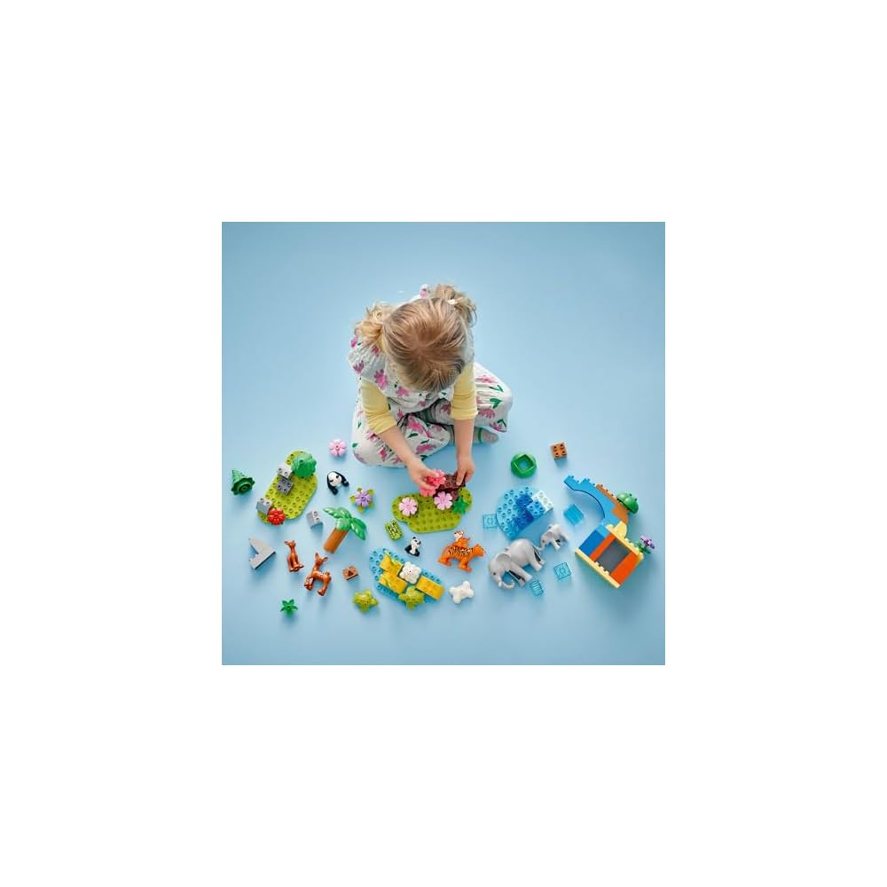 LEGO DUPLO Animal Family 3-in-1 Building Set 92 Pieces Educational Toy for Kids Ages 2-4