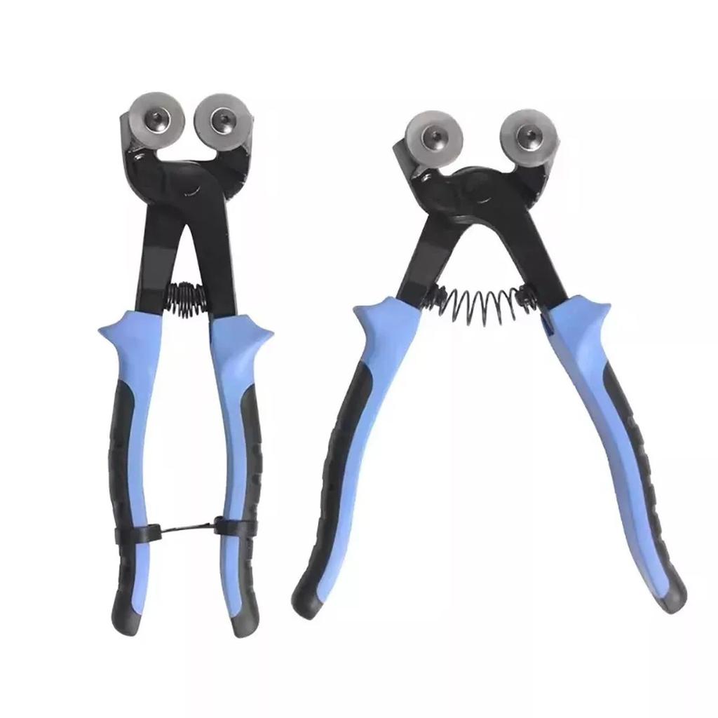 Mosaic Glass Tile Nippers, Double Roller Ceramic Tile Glass Cutting Plier