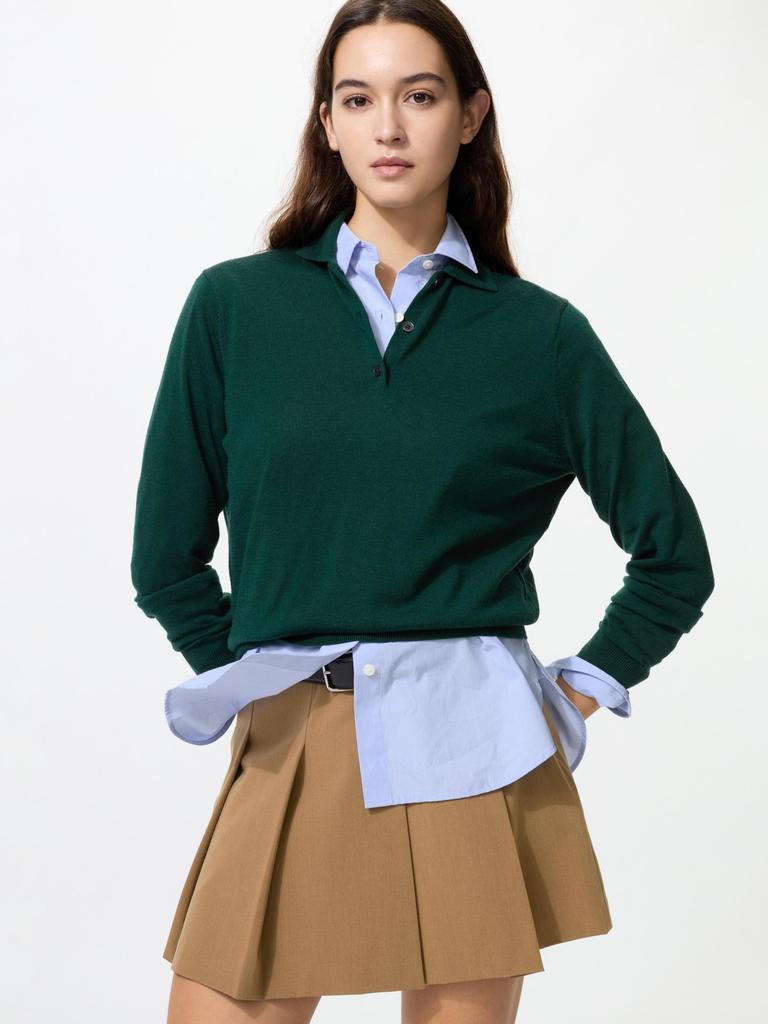 Uniqlo Merino Polo Sweater