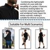 Men Sauna Suit Zipper Design Tummy Control Vest Sleeveless Stand-up Collar Shapewear Sweat Multi-functional Jacket Heat Trapping Body Shaper