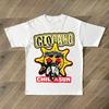 Glo Gang Boyz Cartoon Printed T-shirt Men's and Women's Short-sleeved T-shirt Crewneck Outdoor Blazer Pure Cotton Men's Clothing