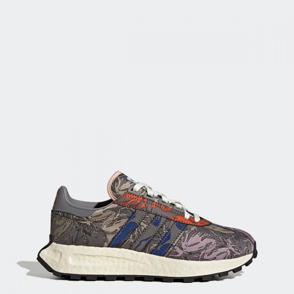 

adidas Женские кроссовки adidas Retropy E5 серый три королевский синий с белым