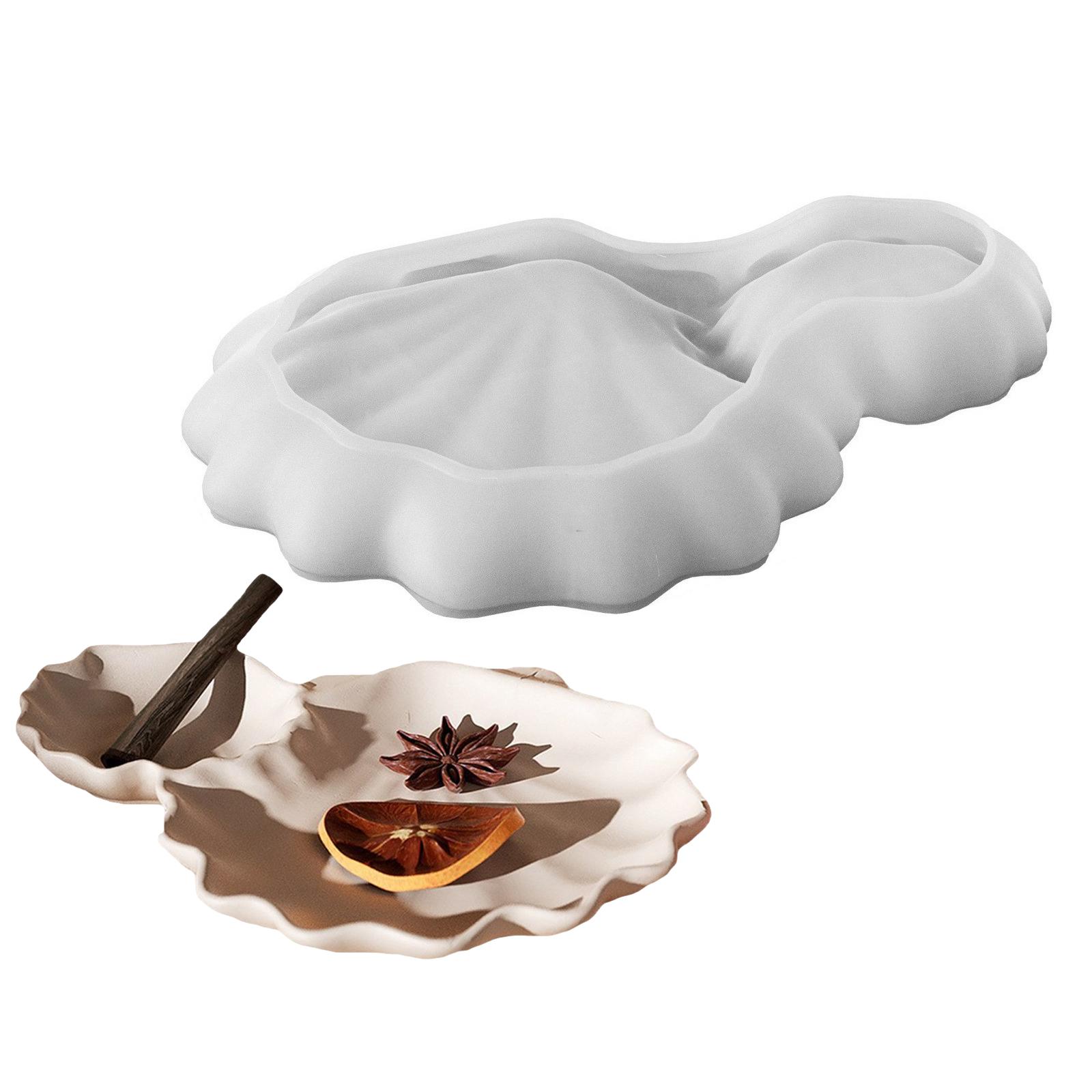 

Силиконовая форма для поделок из эпоксидной смолы, подносы для украшений, подсвечники и предметы домашнего декора, подставки для хранения, поделок A