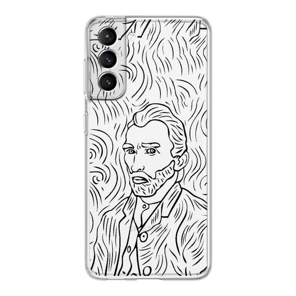 Phone Case For Samsung Galaxy S24 Ultra S23 FE S22 S20 S21 5G S10 S9 Plus S10E S8 Soft Clear Art Aesthetic David Mona Lisa Cover