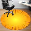 1pc Sunburst Pattern Chair Carpet for Office, Non-slip, Soft and Durable Office Rug for  Decoration, Perfect for Office Yy251229170