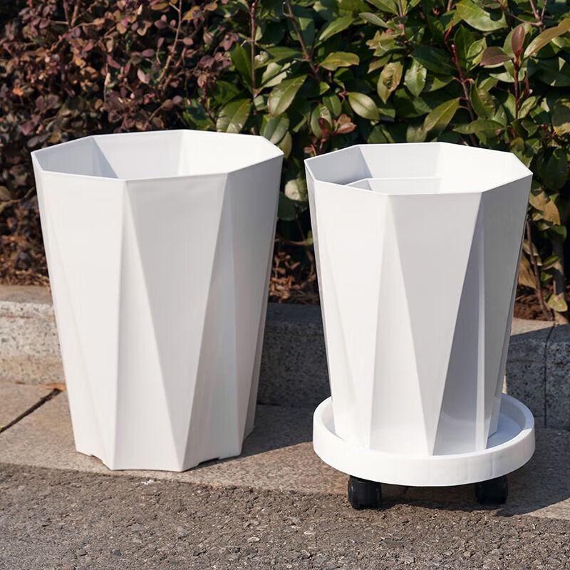 Langlebiges Harz-Kunststoff-Blumentopf-Set