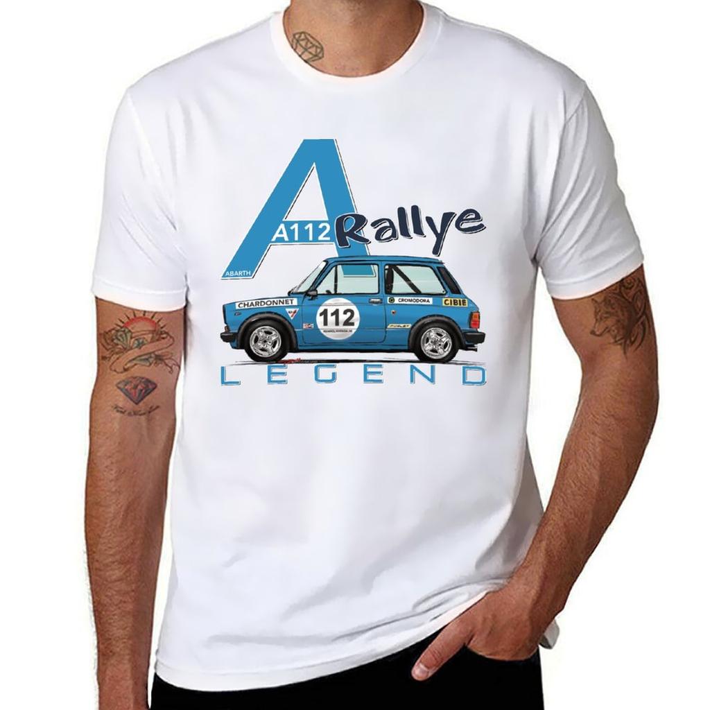 A112 Ab Rallye Legende T-Shirt Sommerurlaub Freizeit T-Shirt