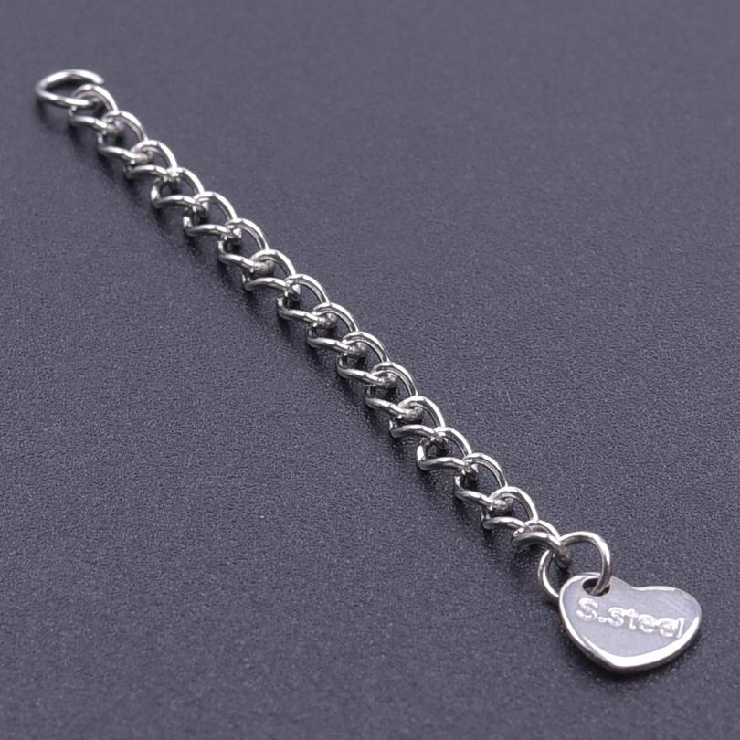 Silver/Gold Color Stainless Steel Extender/Extention/Tail Chains For Jewelry Making Bracelets Necklaces Anklets DIY Accessories