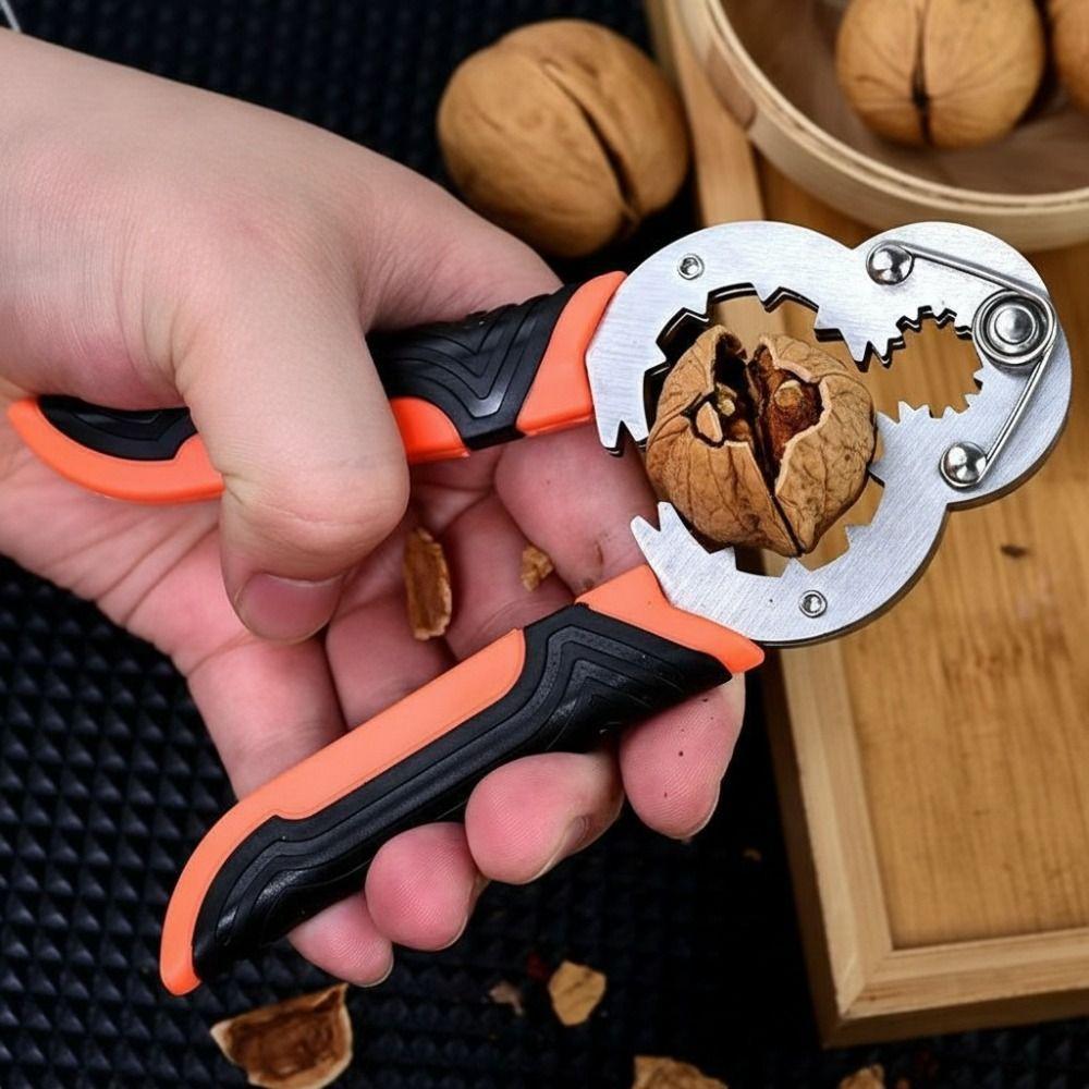 Anti-slip Nut Shell Opener Comfortable Grip Pecan Nut Shell Peeler Walnut Cracker Hazelnut Opening