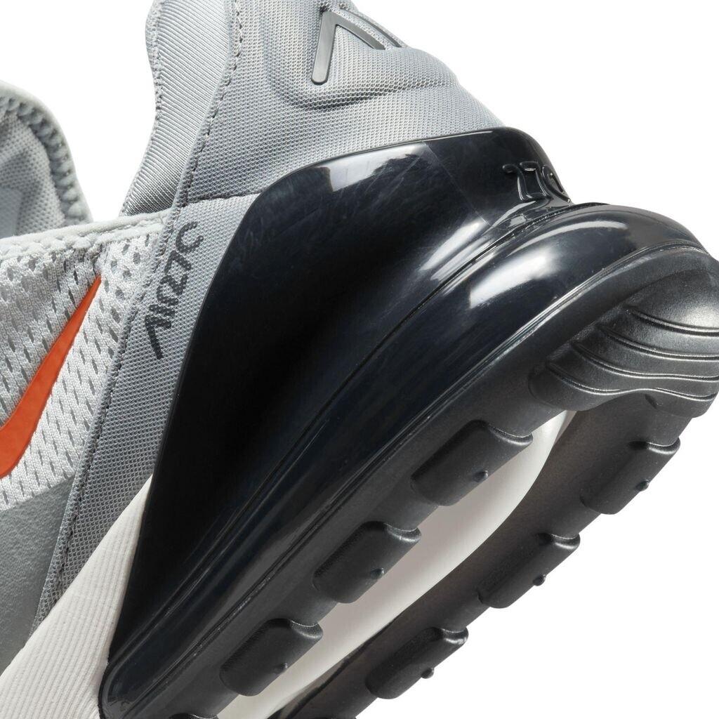 Кроссовки Nike Air Max 270 серый туман/парус/частичный серый/командный оранжевый
