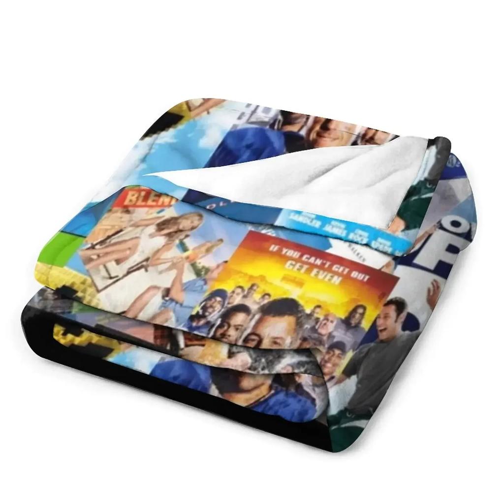 adam sandler collage Graphic Throw Blanket Fluffys Large Decorative Throw Blankets