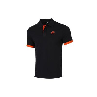 Sportswear Collar Short Sleeve Polo Shirt Men Tops Black CW5248-010