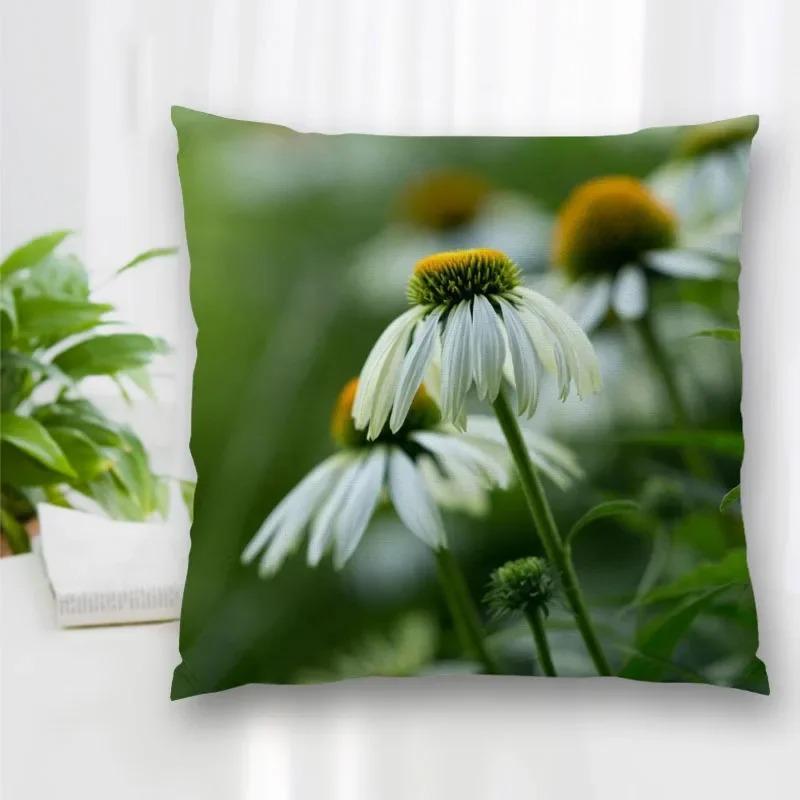 Hot Sale Best Gift Floral Daisy Square Decorative Pillowcase