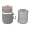 4 in 1 55ml Travel Dispenser Bottle Set TSA Approved Toiletry Bottles Silicone Refillable Pump Bottles Gray