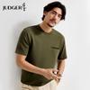Zhuangji Men's Breathable Business Casual Polo Shirt