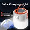 Solar Light Bulb Camping Emergency Light USB Rechargeable Portable Outdoor with 5 Modes for Tent Hiking Power Emergency Outage