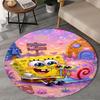 1PC Sponge Underwater Adventure Round Rug, Non-slip Chair Mat, Home Decor, Circle Carpet Perfect for Office, Bedroom, Living Room,Christmas gift