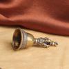 Tibetan Vajra Bell Keychain: Retro Brass Religious Instrument Pendant Handbell