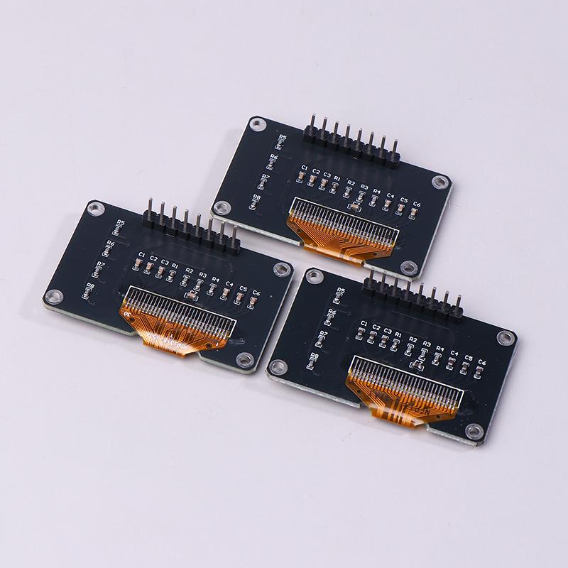 0.96-Inch Oled Display Screen White/Blue 12864 Screen Module With Matrix 4 Key Interfaces Keyboard Iic Ssd1315