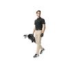 Fila Golf Sun Protection Cool Breathable Sports Versatile Comfortable Striped Printed Short Sleeve Polo Shirt Men Polo Shirts A11M525149F-BK