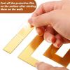 Hollow Acrylic Wall Mirror Sticker With Self Adhesive For Living Room Bedroom Edge Strip Corner Line Building Border Home Decor