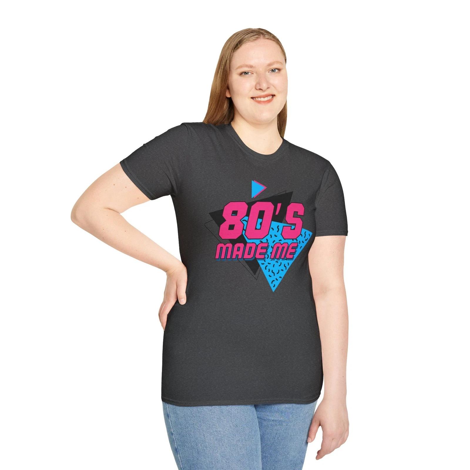 Retro 80 s Made Me T-Shirt, Vintage Gift, Nostalgic Apparel, 80s Party S