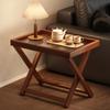 Foldable Table Bamboo Acrylic Construction Lightweight Portable For Picnic Balcony Dorm Office