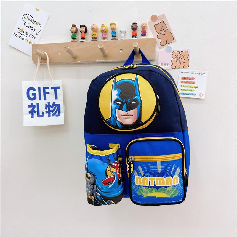 Adorable Nylon Cartoon Backpack For Kids With Spacious Compartments And Fun Designs