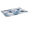 Modern Velvet Living Room Rug 230x160 Cm Geometric Rug with Non-Slip Base Multicolor