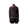 Minimalist Comfortable Versatile Logo Sweater Men Sweater Ebony 40EM300-410