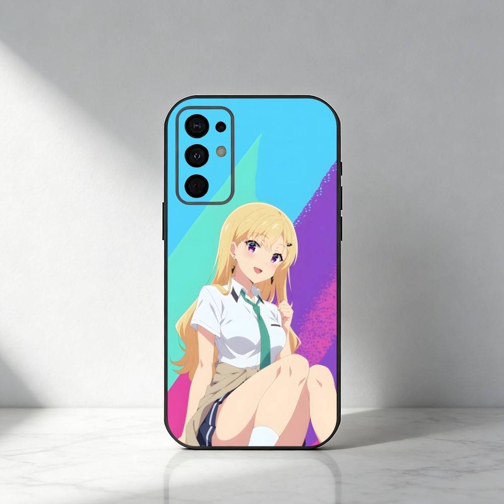 Yuuta Days with My S-Step-sister Saki Phone Case For Samsung S25,S24,S21,S22,S23,S20,Ultra,S26,Plus,Fe,Note,5G Black Cover