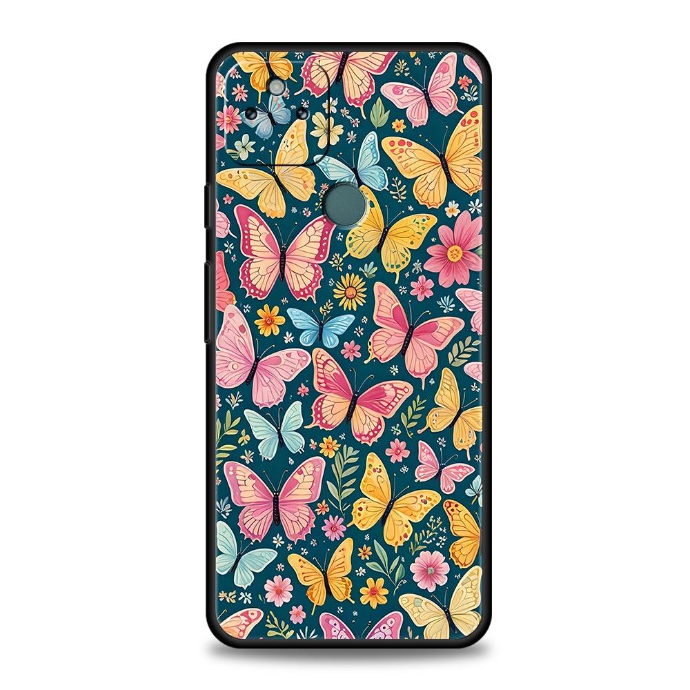 

Butterfly Design Phone Case Cover for Google Pixel 10 9 8 7 6 9A 8A 7A 6A Pro Shockproof Soft TPU 10 Pro XL Shell Fundas Capas Pixel 9 Pro