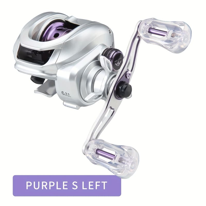 Baitcasting Reel6.3:1 Gear RatioAluminum Alloy and PA ConstructionGreat for Both Freshwater and Saltwater FishingIdeal Holiday Gift for Anglers