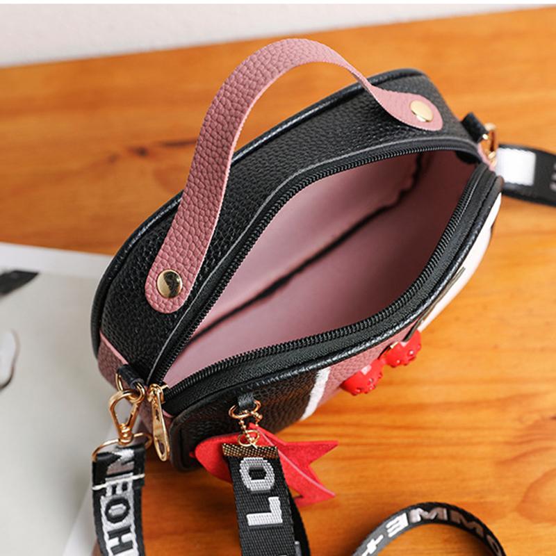 Маленькая повседневная сумочка для дам 20cm*6cm*13cm фиолетовый — фото 7